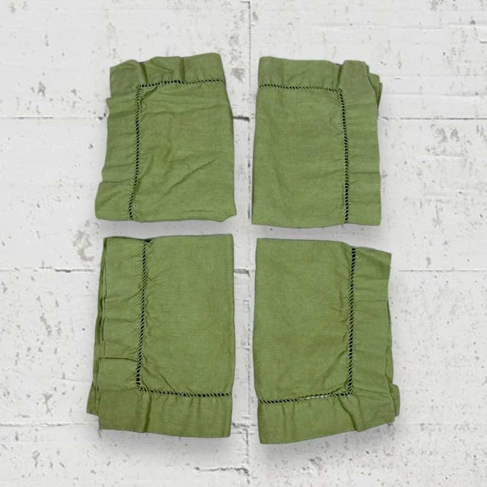 Pottery Barn 4pc Linen Napkin Set